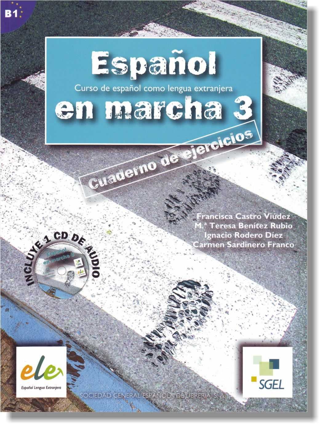 Цветные учебники испанского языка Espanol en marcha A1, A2, B1