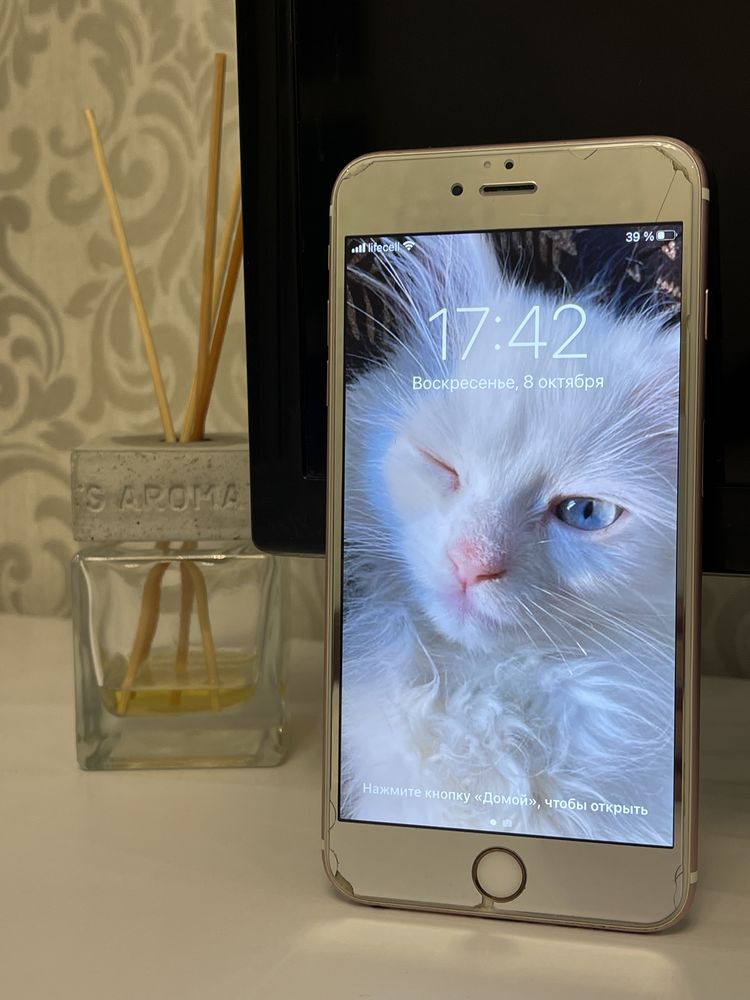 iphone 6s plus Rose Gold 64g + родная коробка