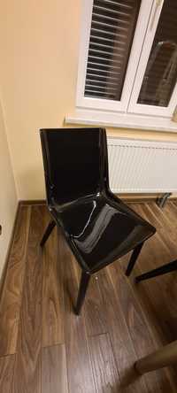 Krzesło czarne połysk