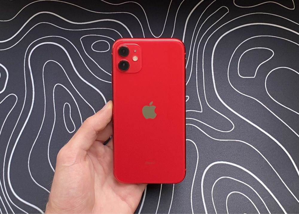 Замечательный iPhone 11 - 87% АКБ - 64 гб - NEVERLOCK - RED