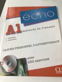 Książka do języka francuskiego echo A1 cwiczenia