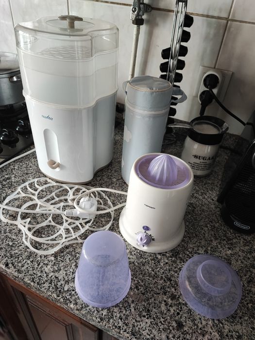 Esterilizador biberão+ aquecedor e porta biberões