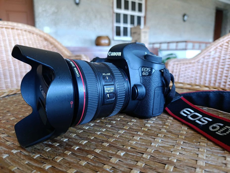 Canon 6D com lente 24 70 F4