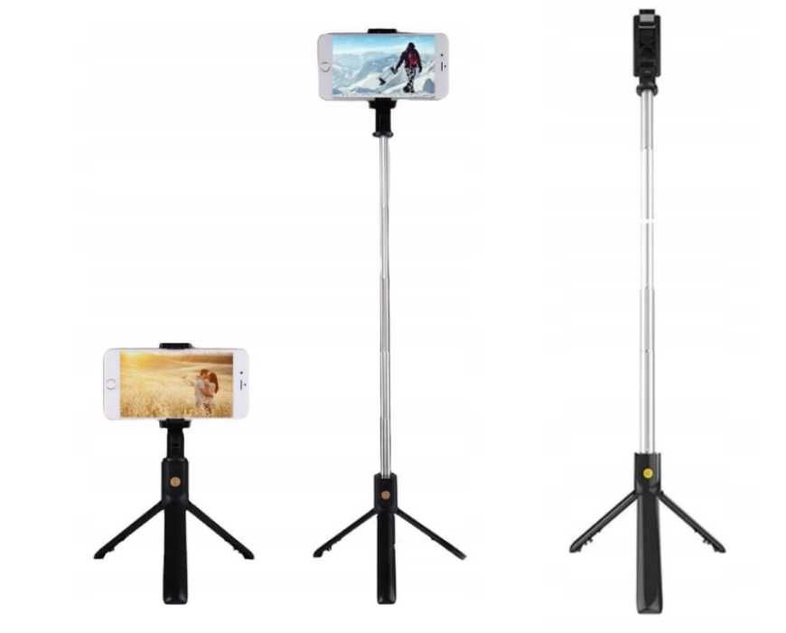 KIJEK do SELFIE Bluetooth - Trójnóg Tripod Uchwyt Selfie Stick 70CM