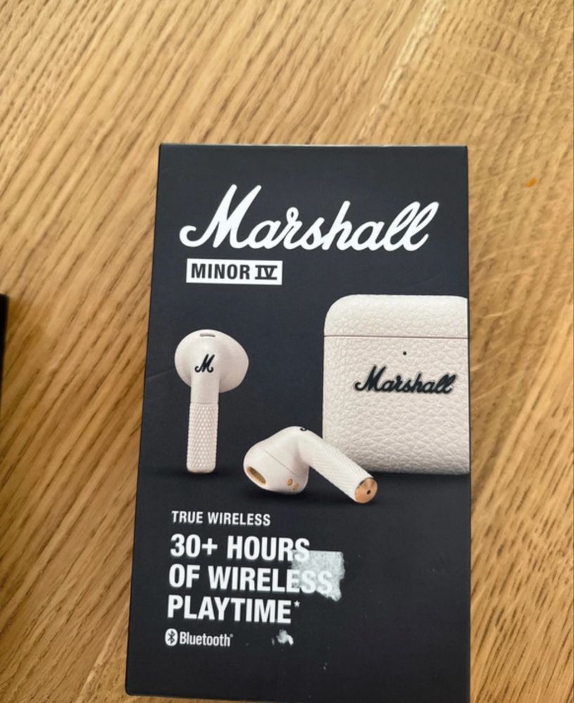 Słuchawki douszne nowe na gwarancji Marshall