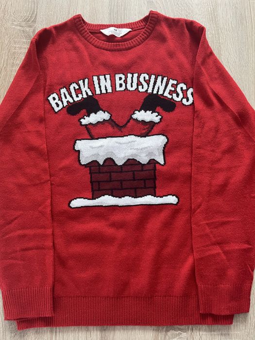 Sweter świąteczny h&m rozm. 156/164