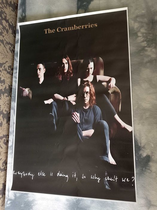 plakat zespołu muzycznego the cramberries