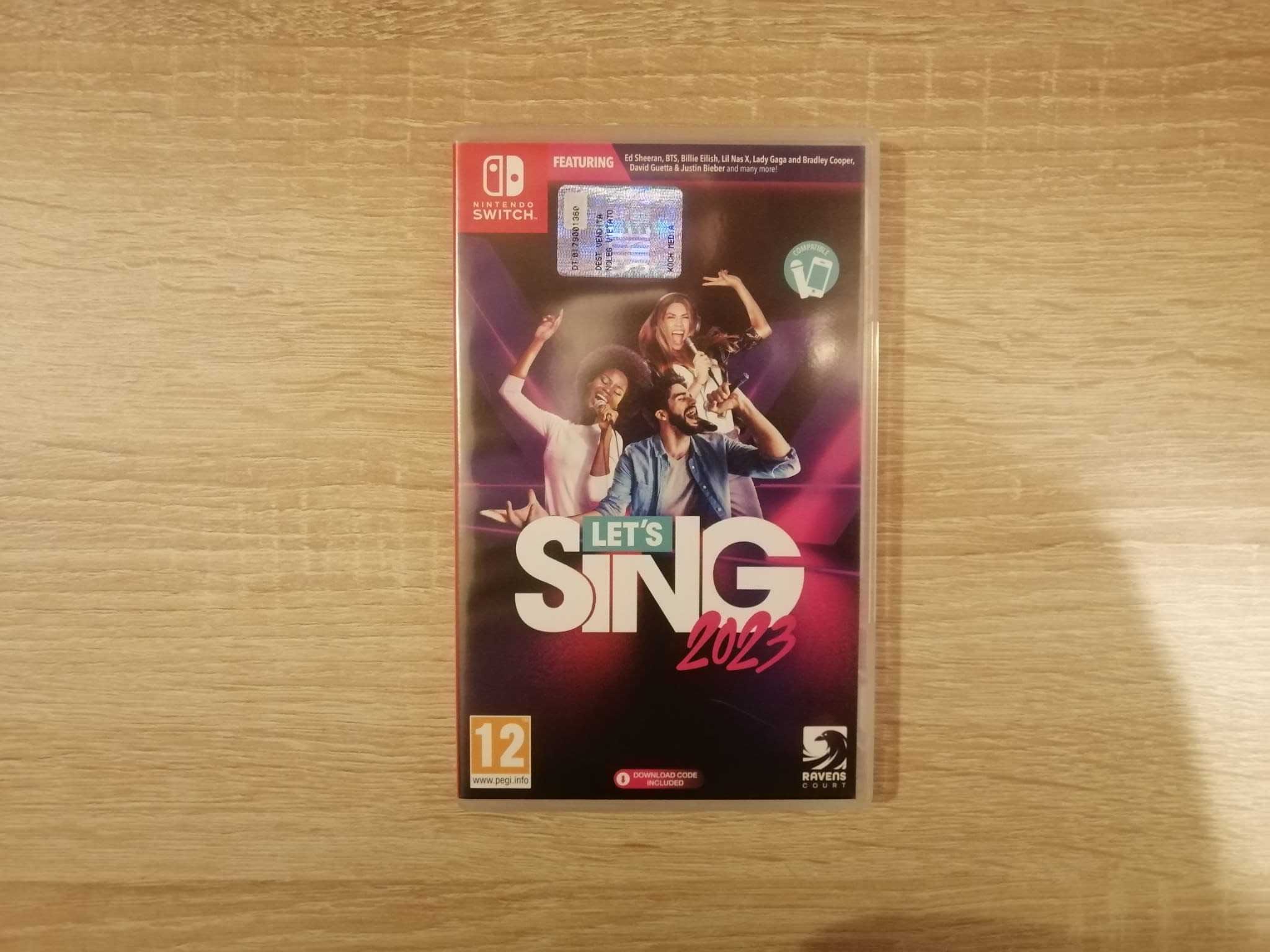 Jogo Lets Sing 2023 - Nintendo Switch Novo