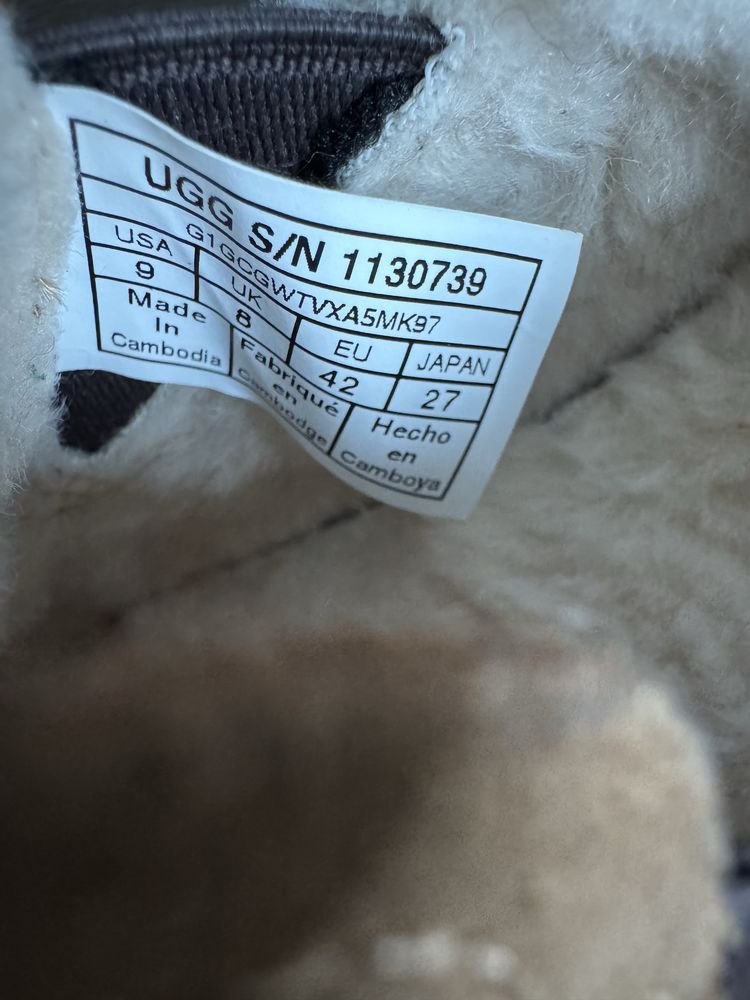 UGG чоловічі мокасини оригінал 42р