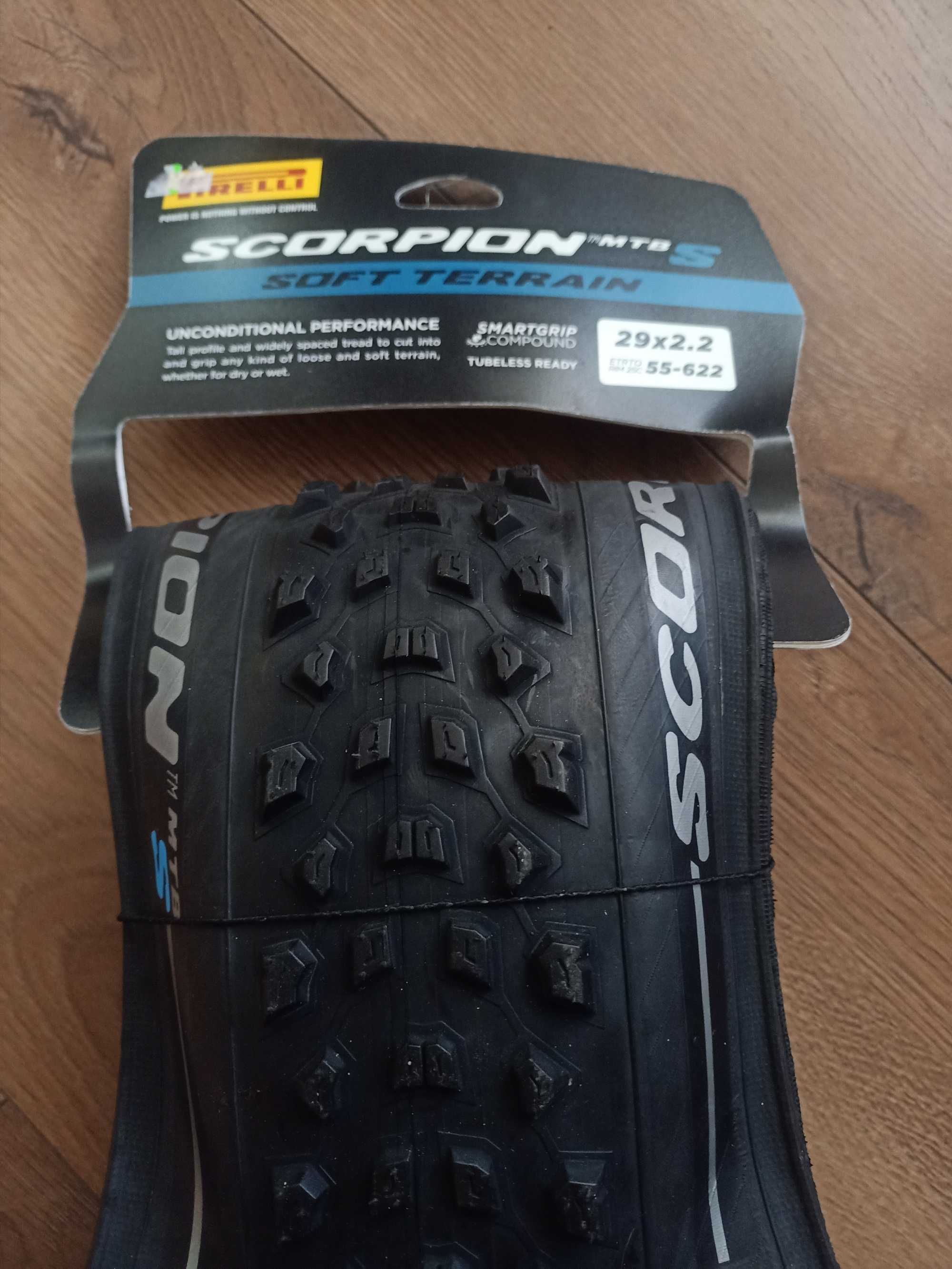 Opona rowerowa Pirelli Scorpion S Soft Terrain, 29x2,2 Tubeless NOWA