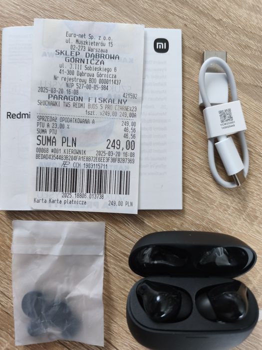 Słuchawki bezprzewodowe douszne Redmi Buds 5Pro