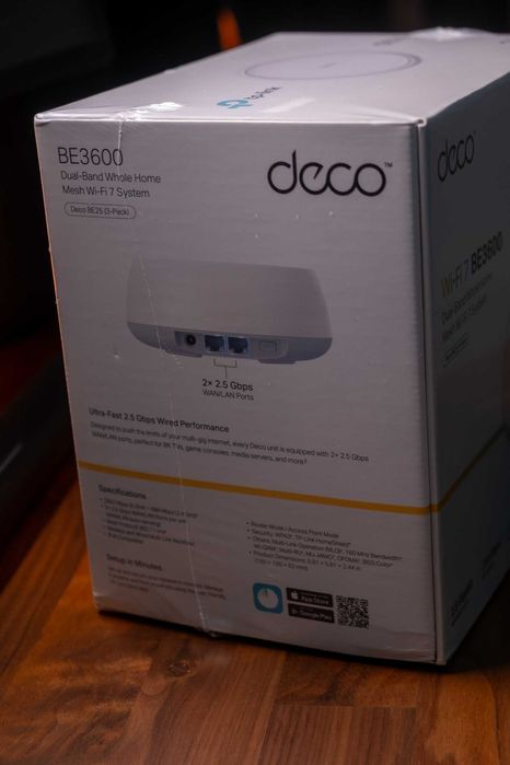 Sistema Mesh TP-Link Deco BE25 BE3600 WiFi 7 Pack-3 - NOVO / SELADO