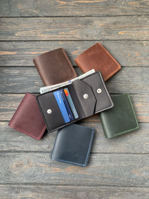 Гаманець шкіряний, Портмоне Ручна робота, Кошелек, кожаный.Для карток