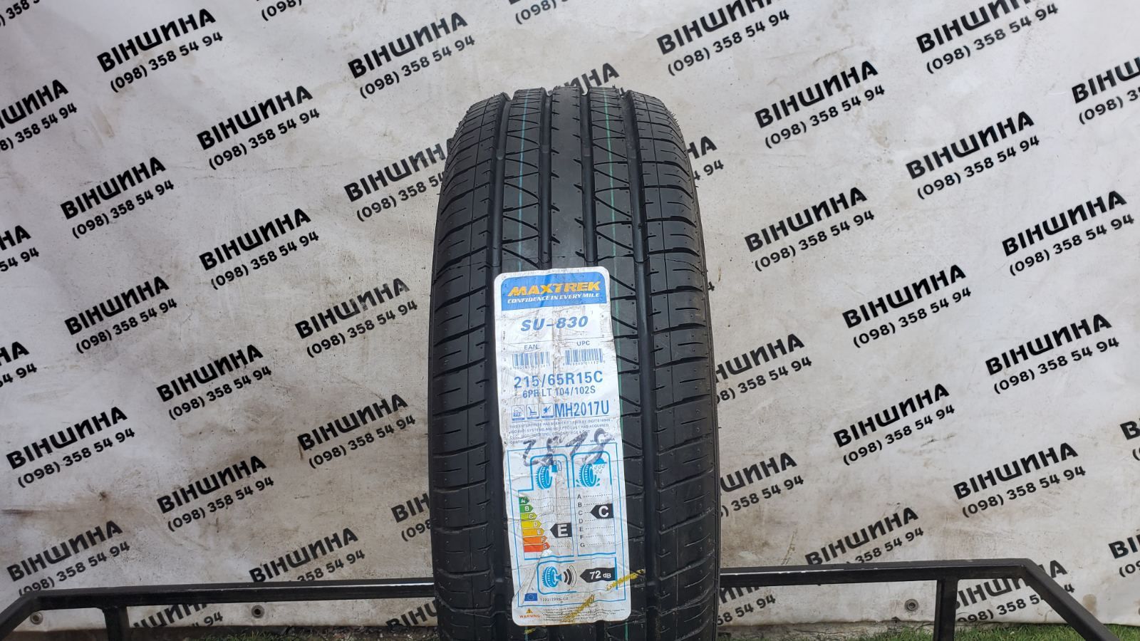 Шина 215/65 R 15C Maxtrec Su 830. Одне нове колесо. Розпаровка.