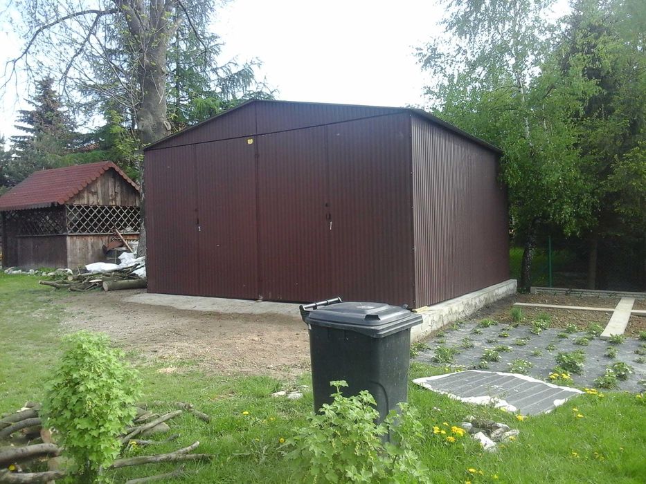 Garaż Blaszany 8x6.5m - Garaże Blaszane , Wiaty , Hale  - GRZYWSTAL