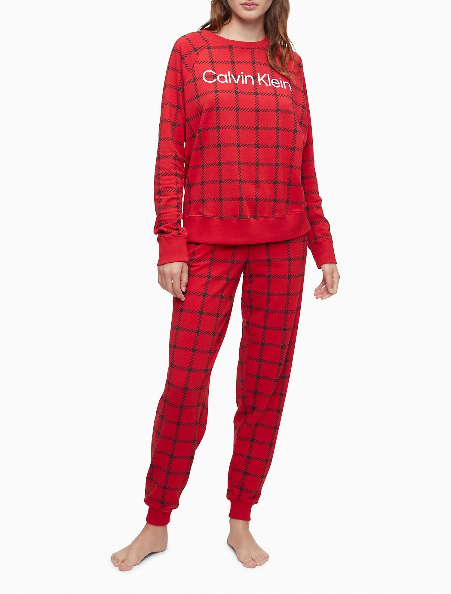 Женские штаны джоггеры calvin klein (ck red joggers) c америки m,l