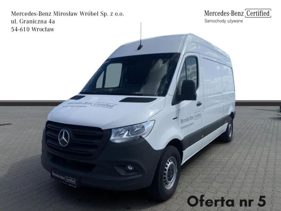 Mercedes-Benz eSprinter  Bezwypadkowy, Pierwszy właściciel, Dostępny od ręki, FV 23%