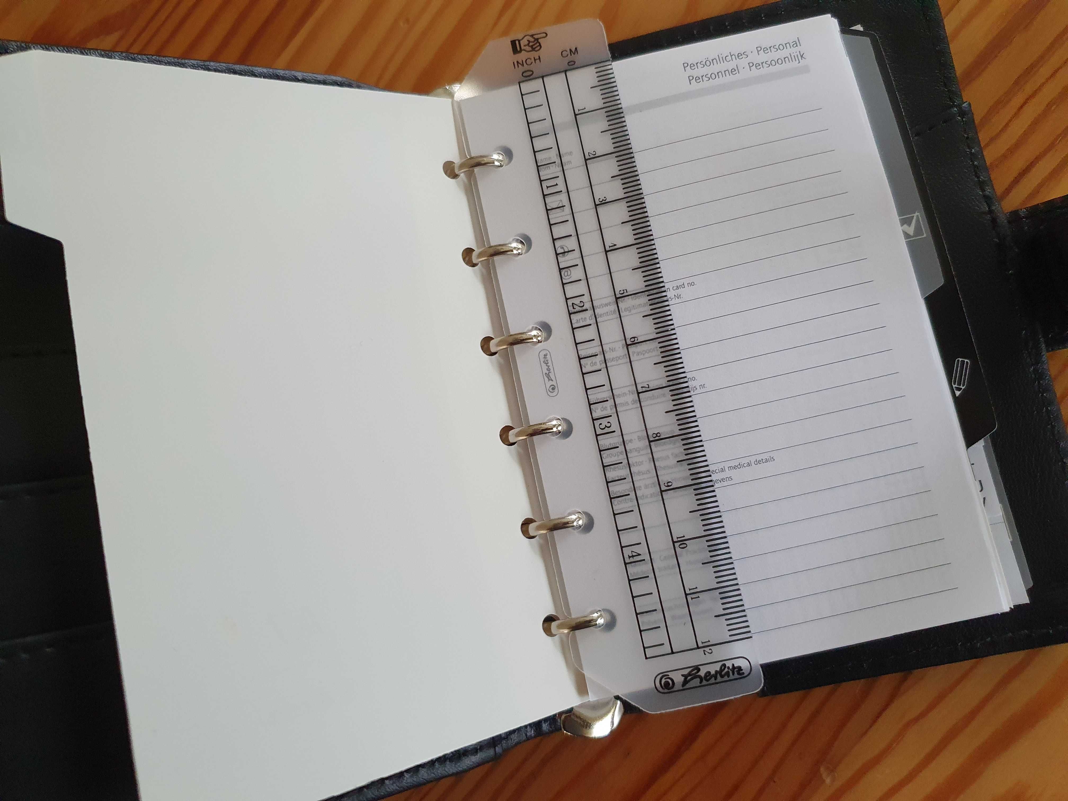 Czarny organizer Herlitz