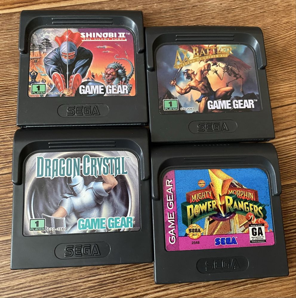 Sega Game Gear: Terminator, Streets of Rage, Shinobi ll, Batman,Chakan