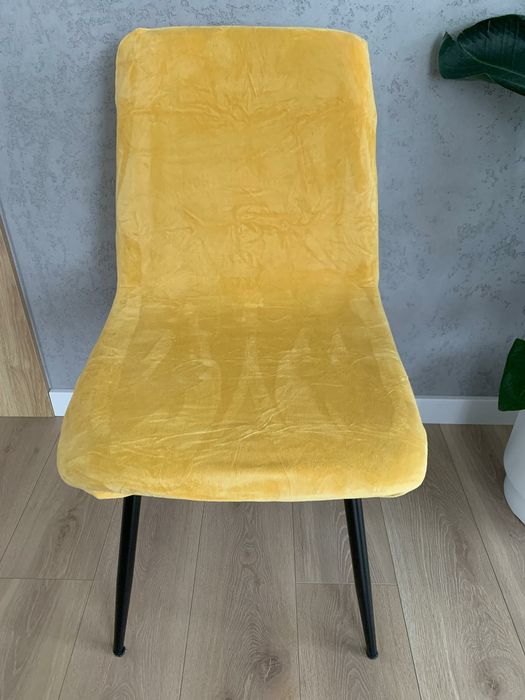 Komplet 6szt pokrowców welurowych do jadalni