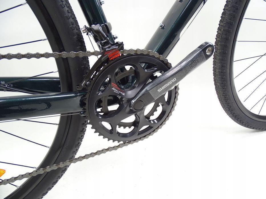 Rower GRAVEL STORM FOCUS 1.0 Rama 56Cm SHIMANO Tourney Tarcze Zielony