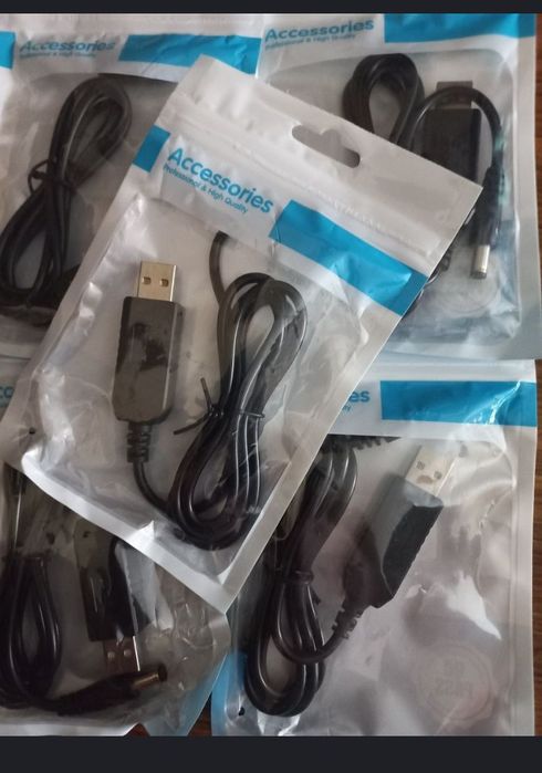 Кабель USB-C/ DC PD 5V 9V 12V 15V 20V 60W 3А для ноутбука, роутера