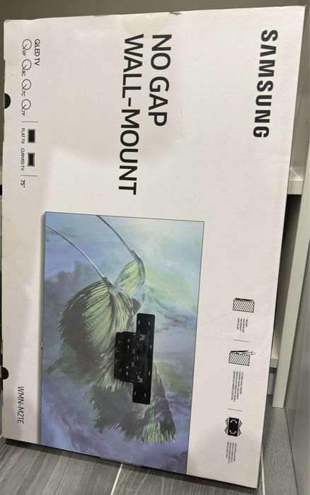 No gap wall-mount samsung
