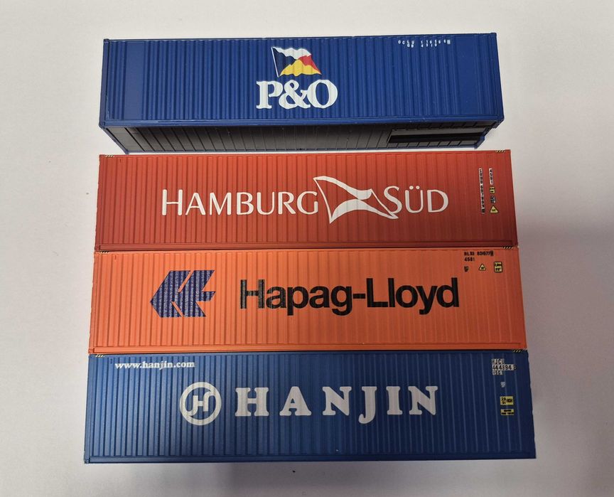 Kontenery w skali H0 (Igra, Faller)