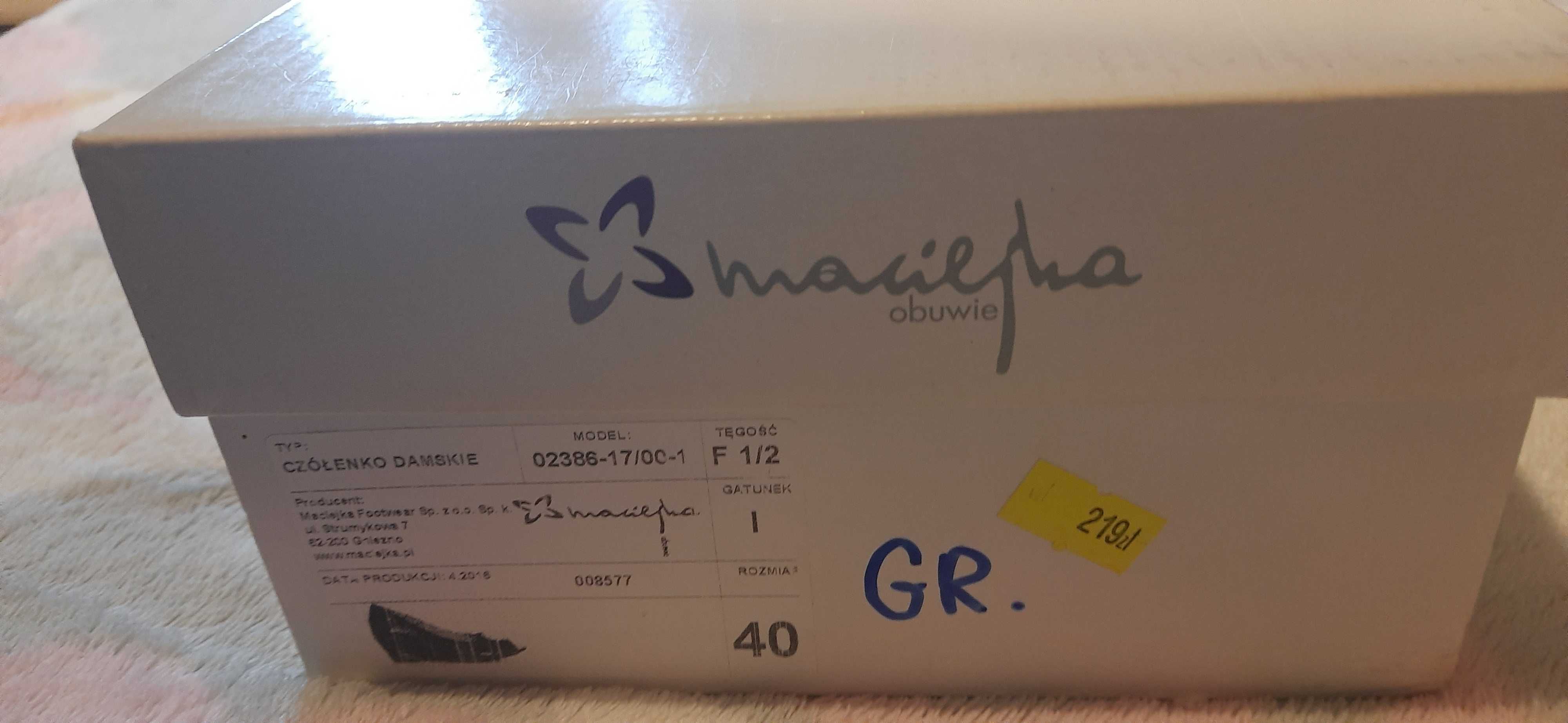 Maciejka buty damskie r40 j nowe