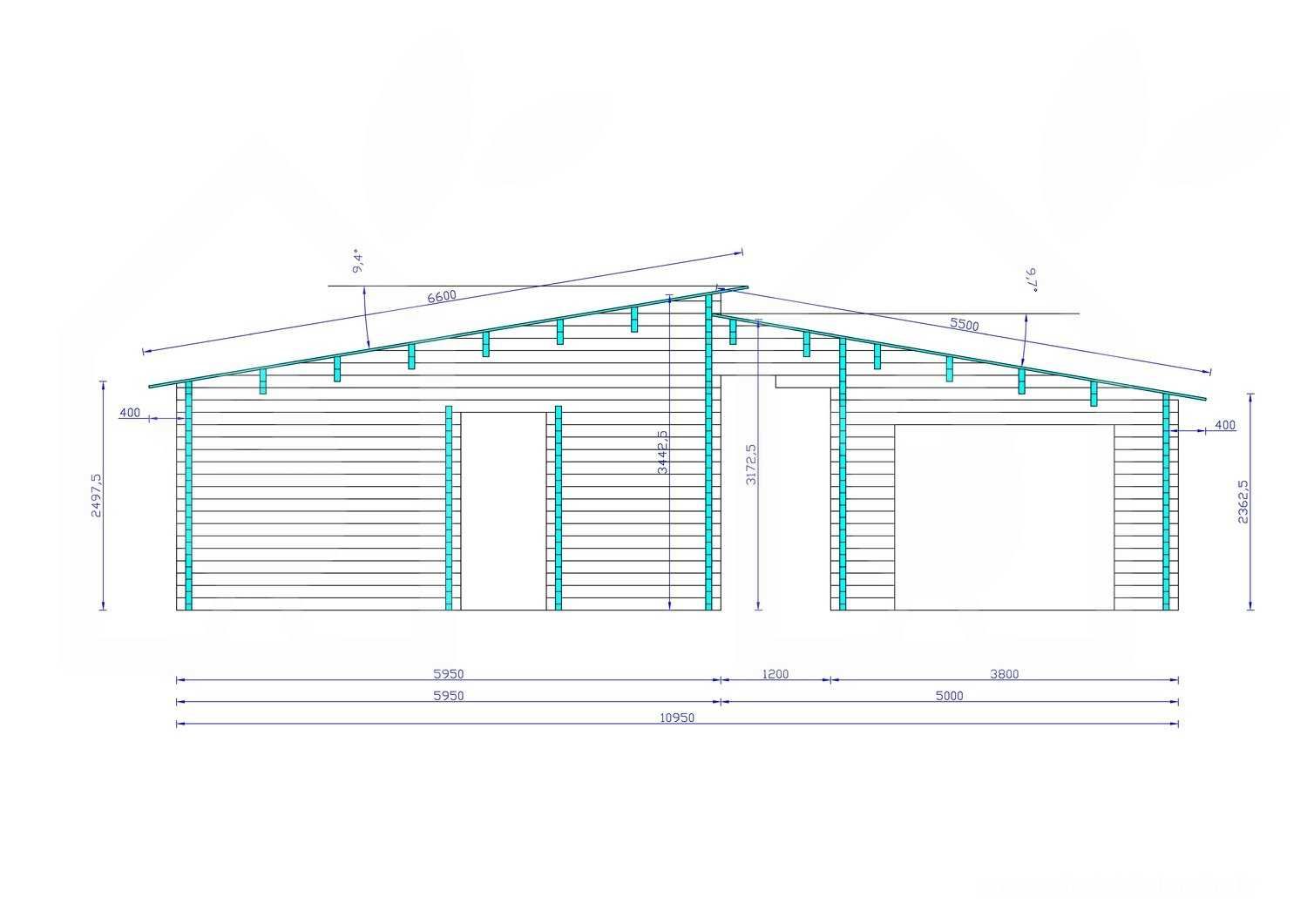 Casa de Madeira Vila Real 120m2 Instalação incluída