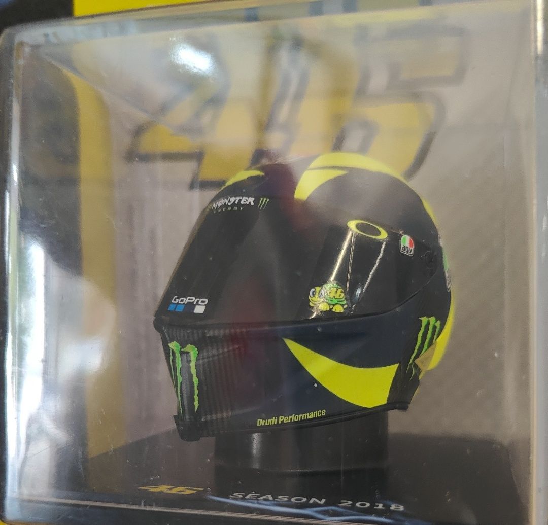 Capacete miniatura Valentino Rossi