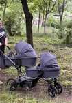 Коляска для двойни Bebetto42 і в подарунок великий манеж дитячій