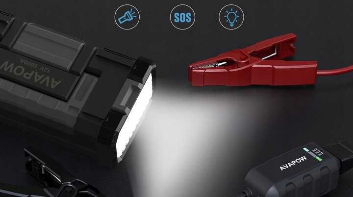 Booster rozruch JUMP STARTER AVAPOW T8max profesjon bardzo mocny 6000A