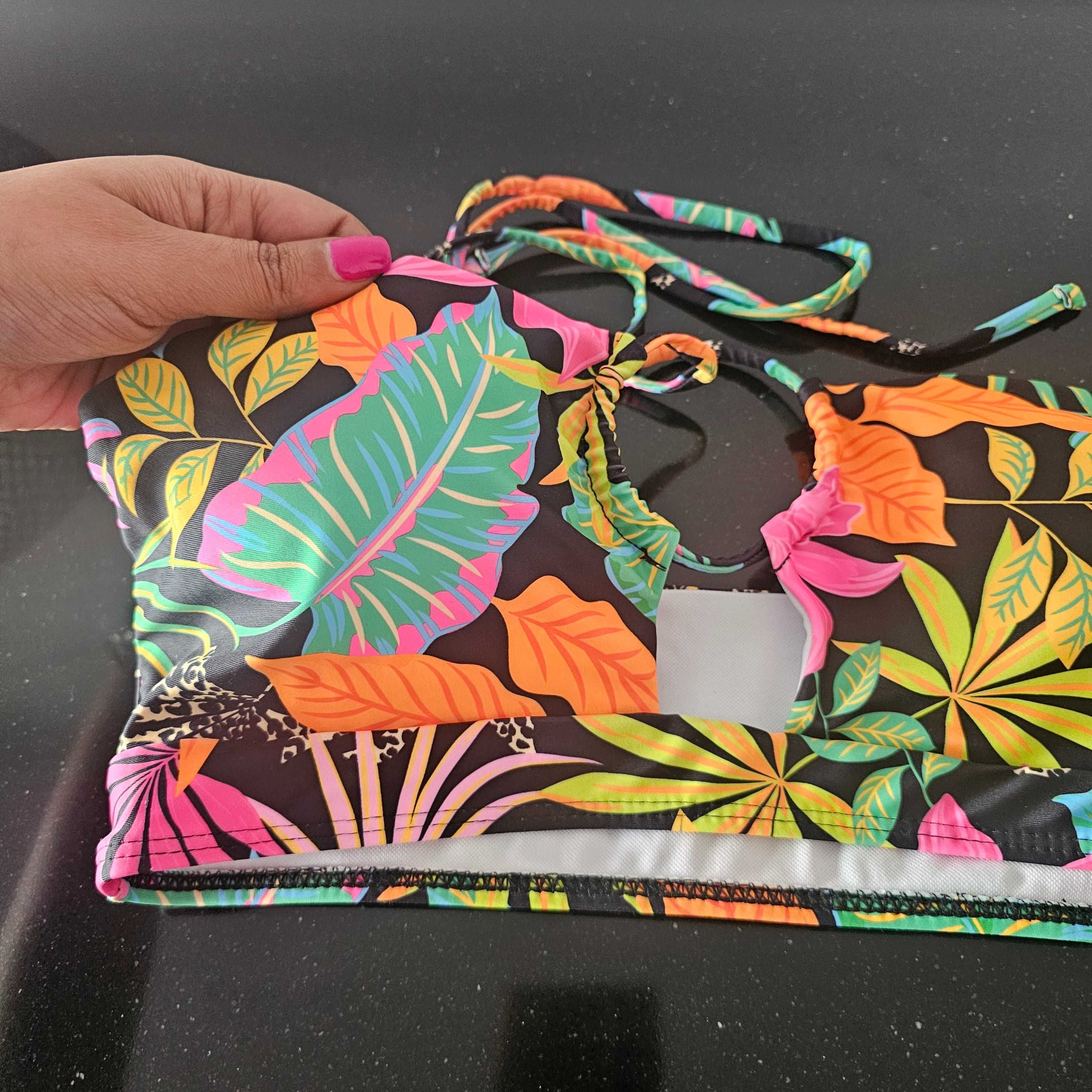 Top Biquíni Multicolorido