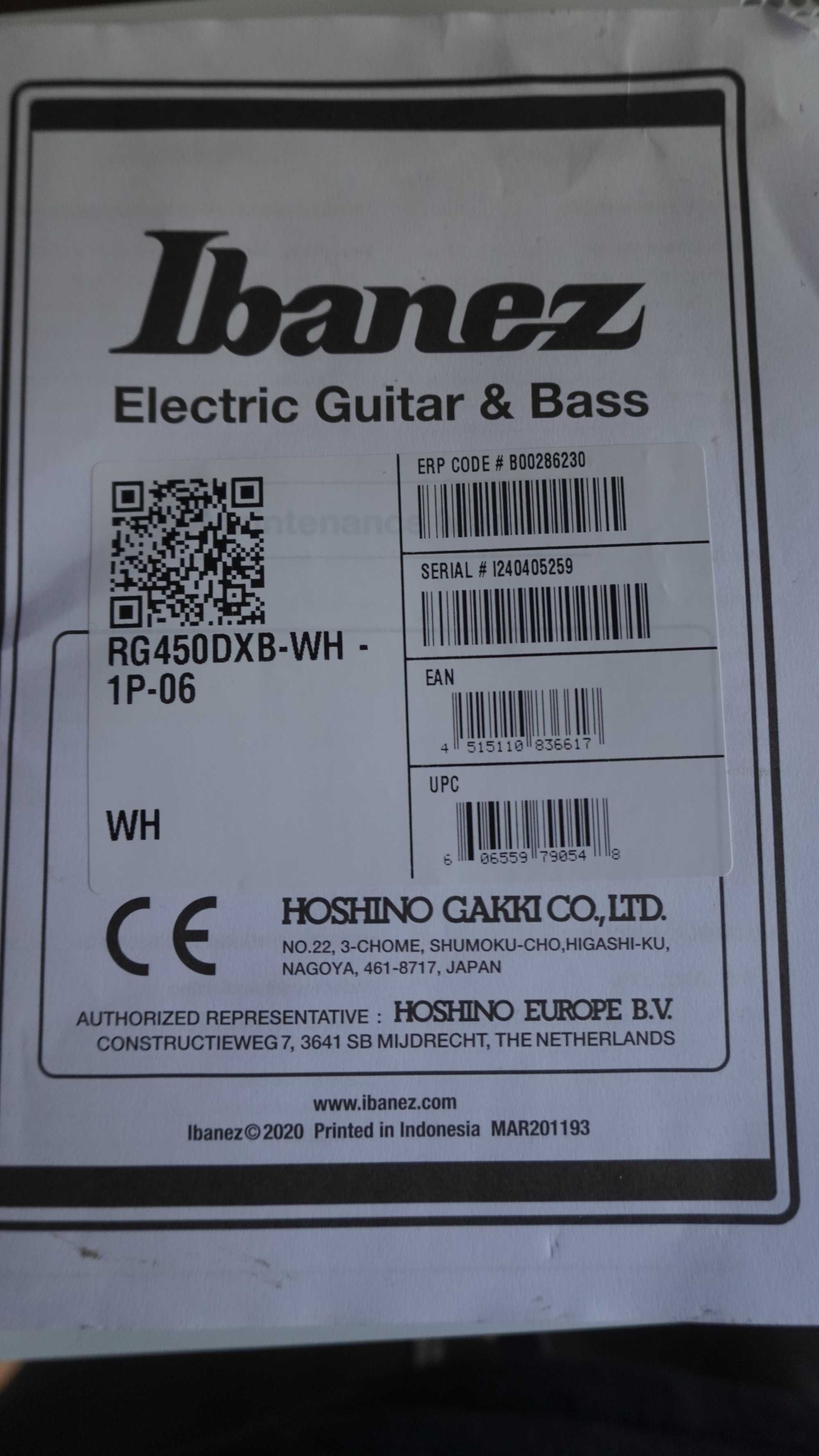 Ibanez RG450DX Edge-Zero II Idealny stan