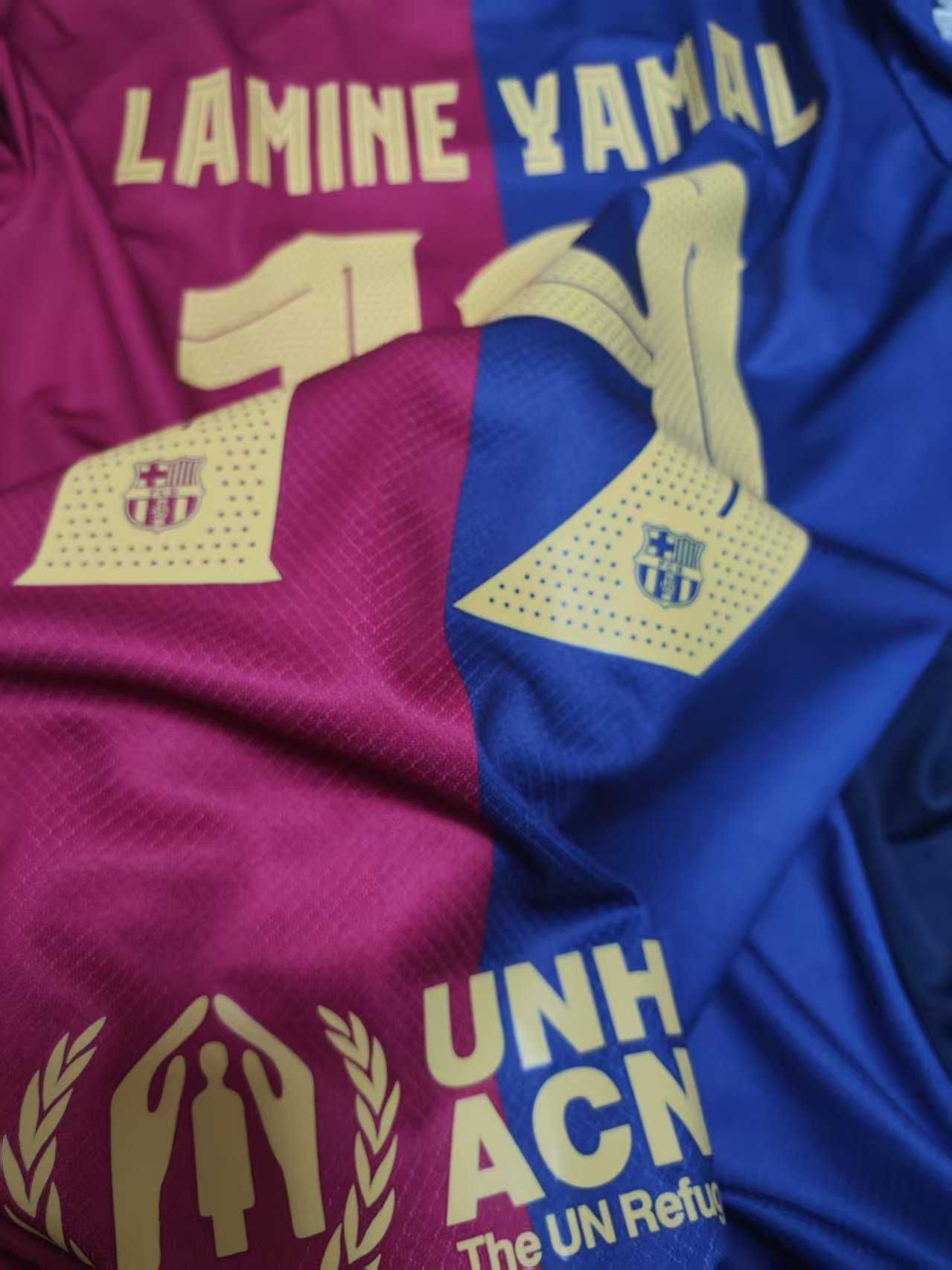 Koszulka Barcelony nr 19 na sezon 24-25, wersja dla fanów Yamal R.XXL