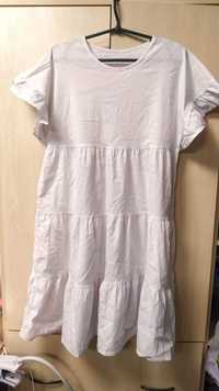 Сукня для вагітних 48р. біла бузкова стан ідеальний