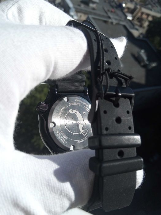 Японские механические(200м) дайверы Citizen NY0158-09L Сапфир РРЦ-$575