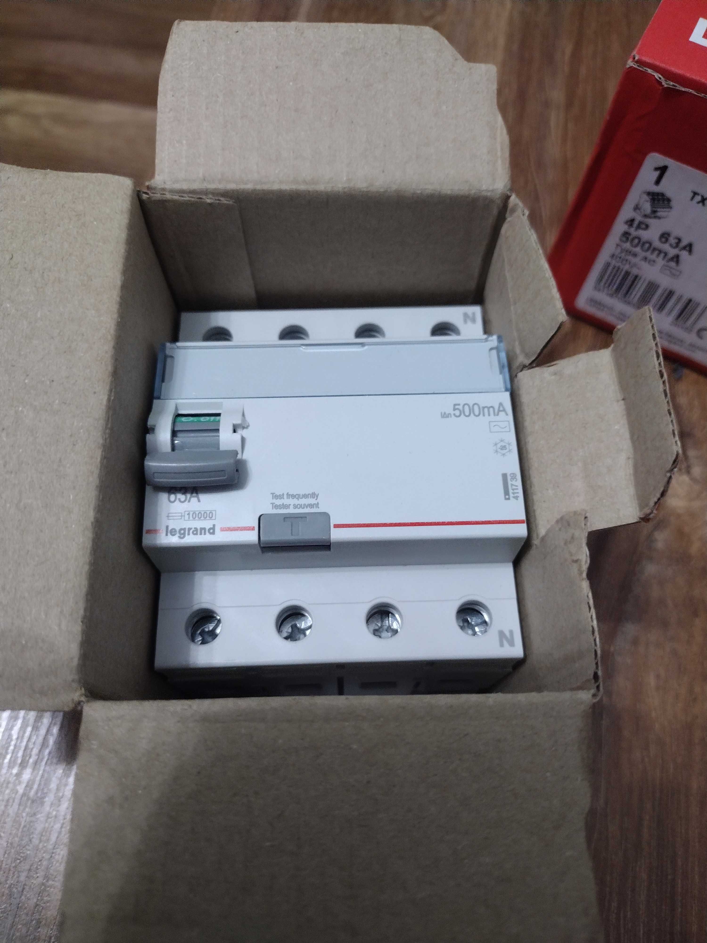 Wyłącznik różnicowoprądowy P304 4P 63A 500MA TYP AC TX3