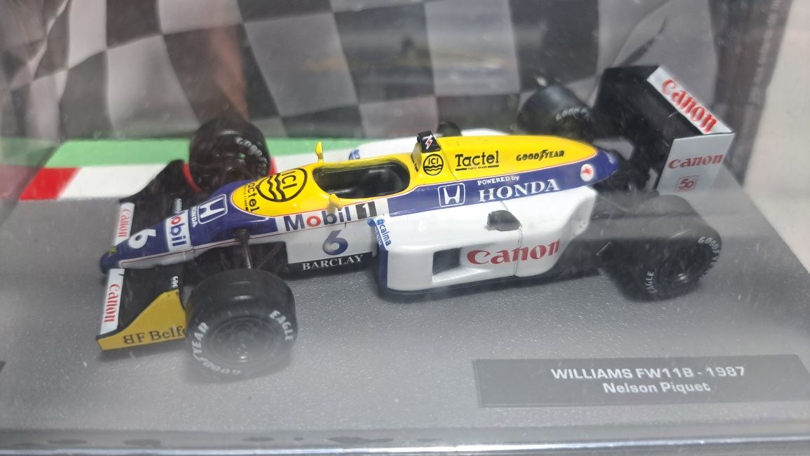 Williams FW11B Nelson Piquet Campeão 1987 1:43