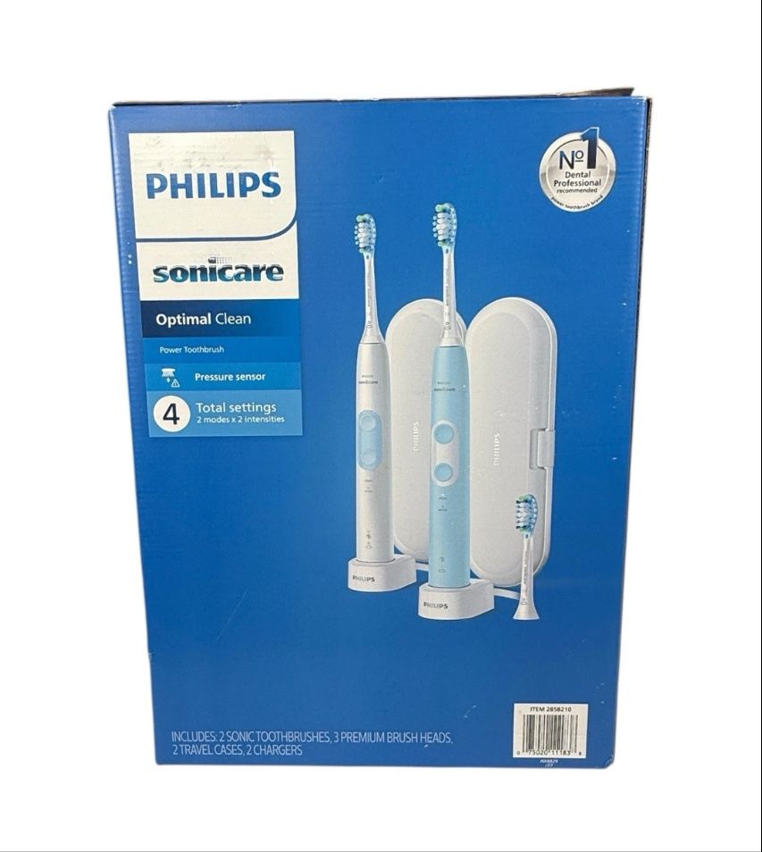 Набір зубних щіток Philips Sonicare 5100 HX6829/77 Optimal Clean 2-Pac