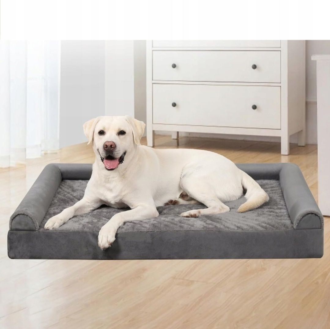 Legowisko łóżko ortopedyczne dla psa antypoślizgowe sofa XL 111x81x18c