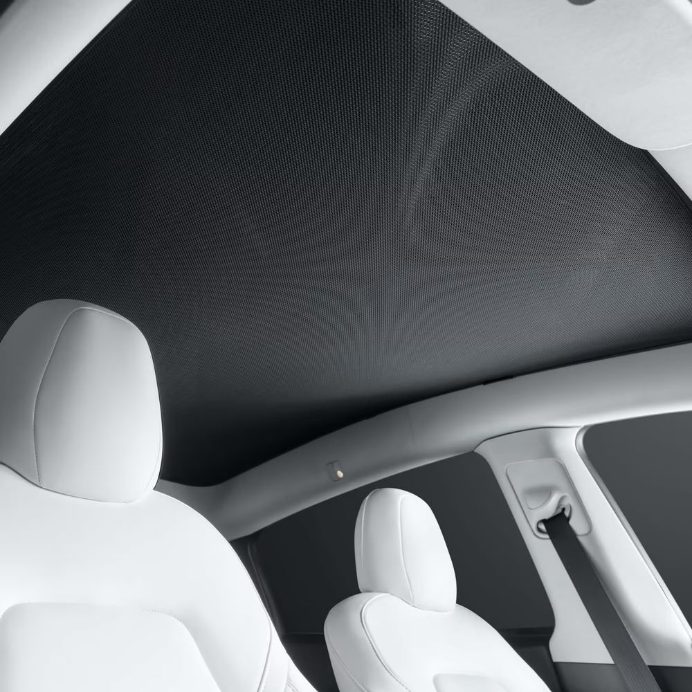 Para-sóis para Tesla Model Y (teto de vidro)