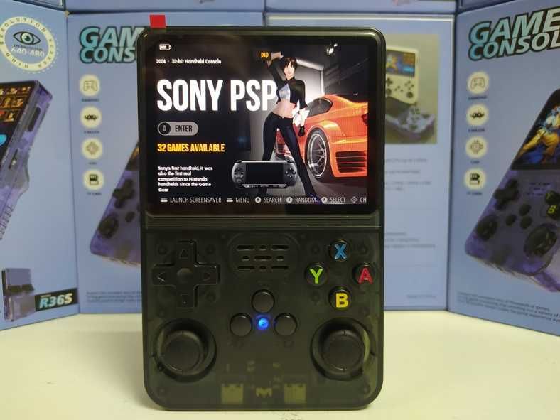 Портативна PSP приставка Data Frog R36S як Anbernic та Miyoo Mini Plus