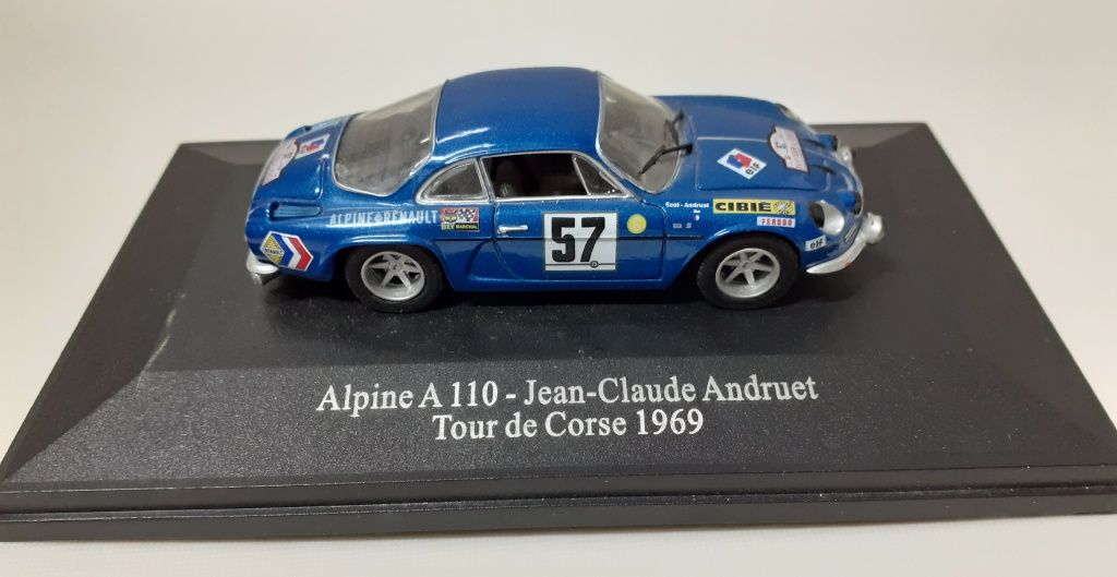 Miniatura Alpine A110 em escala 1/43