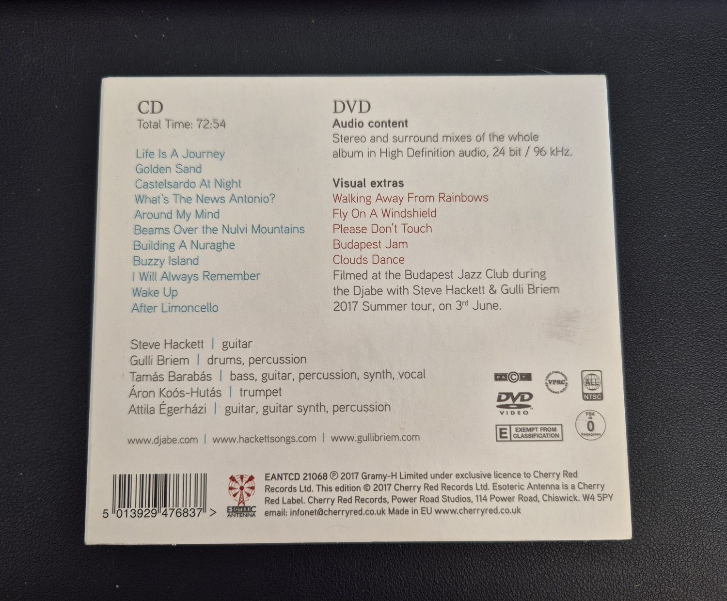 Płyta CD, Djabe & Steve Hackett - Life Is A Journey