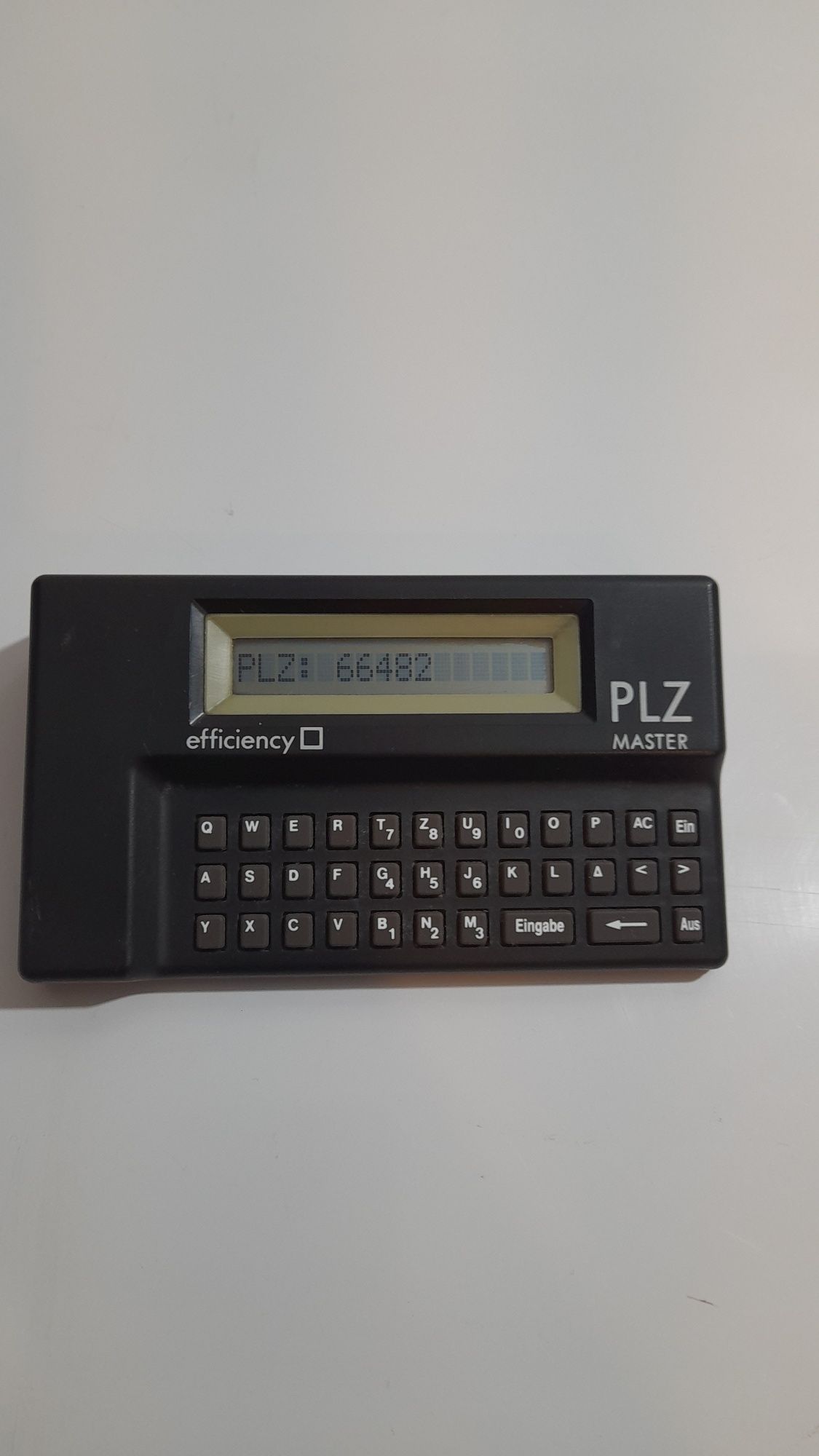 PLZ Master efficiency. Elektroniczny notes kodów pocztowych.