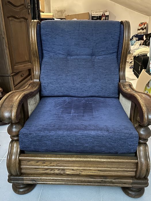 Cadeirões ( 2 ) de repouso madeira