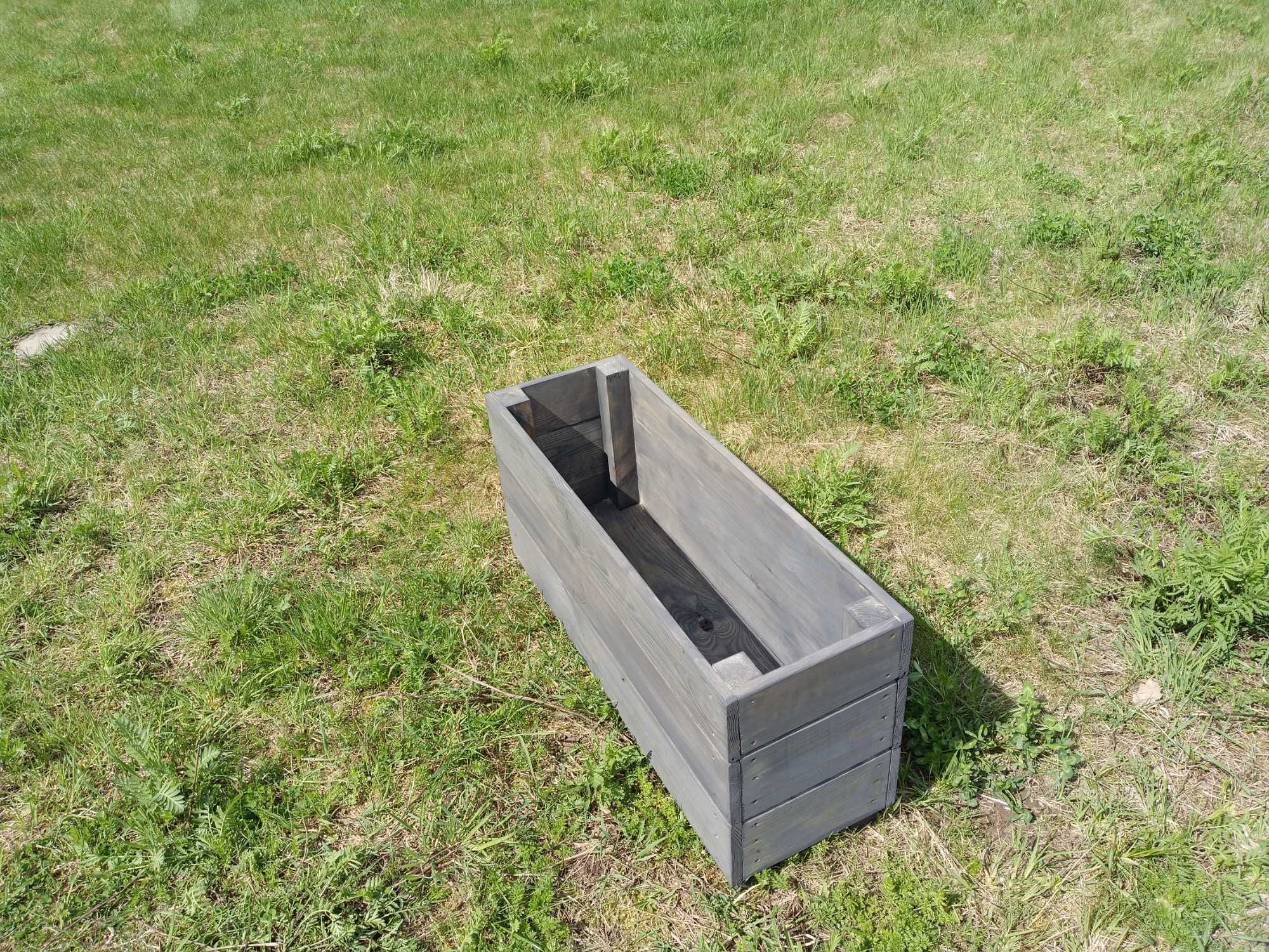 Skrzynie ogrodowe na kwiaty 90 cm