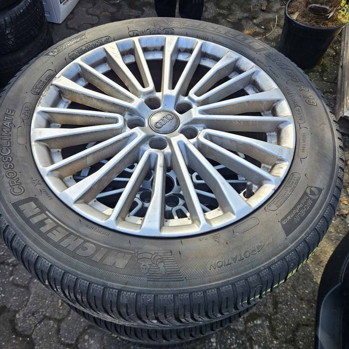 Диски Ауді R18/5×112/8J/ET-39/DIA 66.5mm; з Німеччини, комплектом